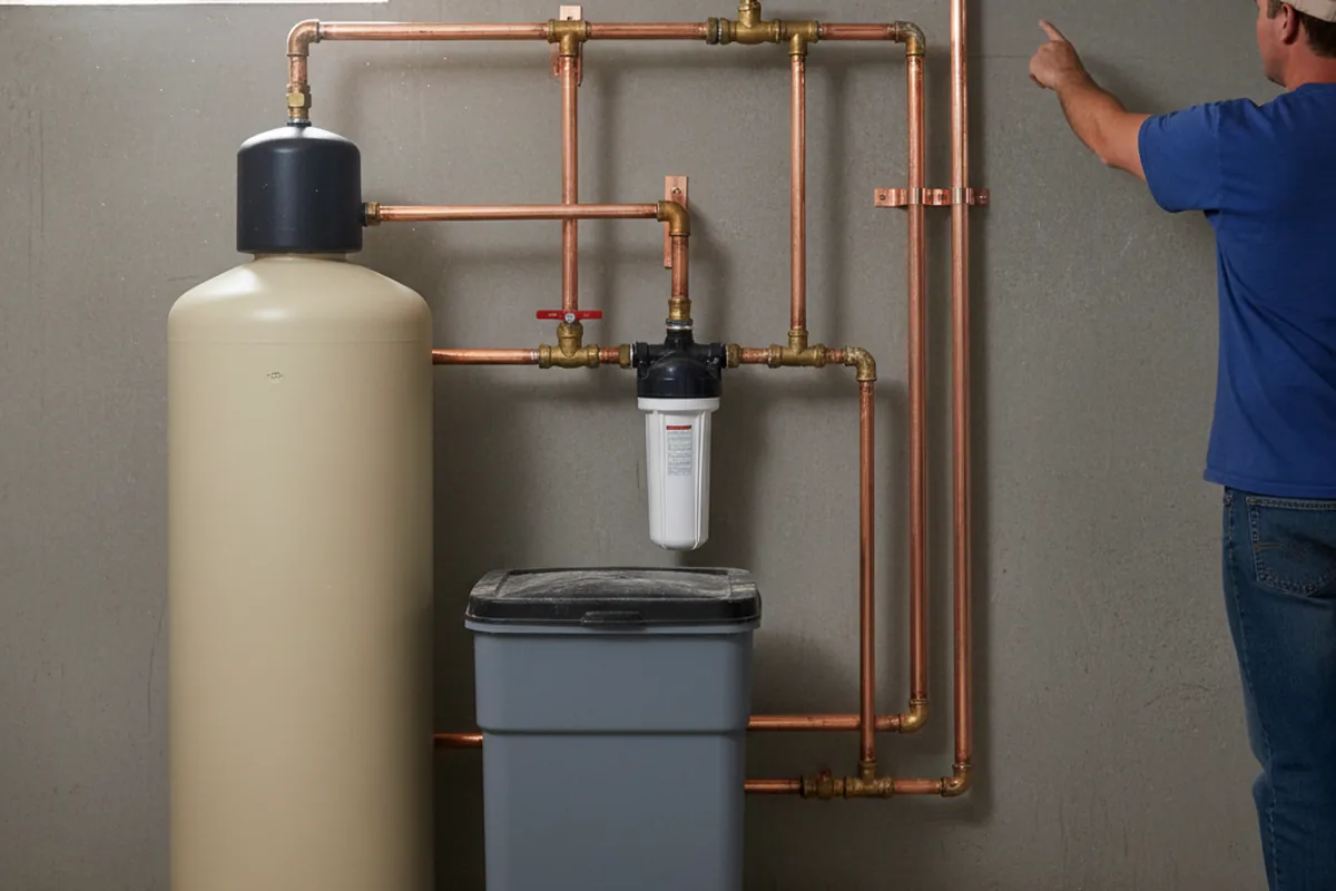 Whole-house water treatment system installed in Downs